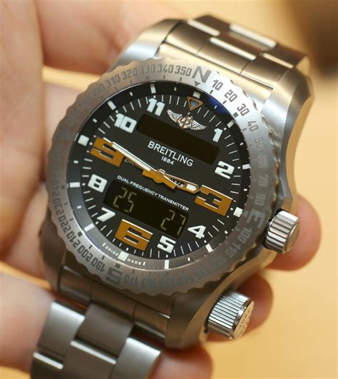 the breitling emergency watch|breitling watch with emergency beacon.